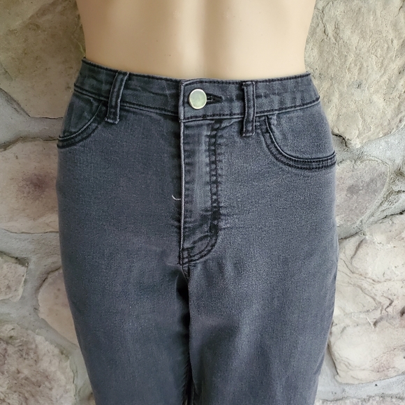 WILD FABLE | Dark Gray Faded Skinny Jeans - Picture 3 of 7